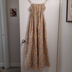 NWT H&M Cotton Floral Maxi Dress, Size XS